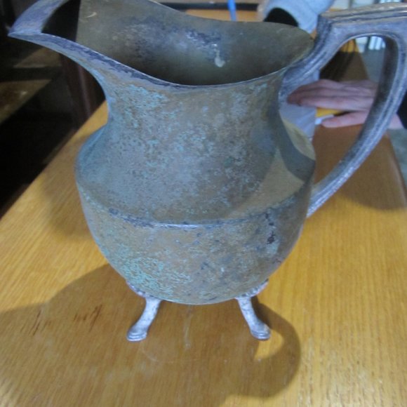 VTG 60'S METAL WATER PITCHER, LARGE PITCHER - Picture 3 of 7
